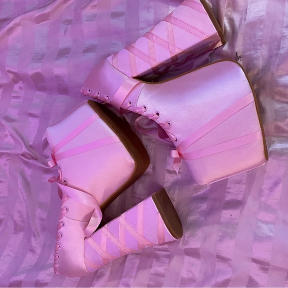 PINK sugar thrillz ballet heels - Picture 1 of 2